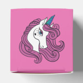 可愛いユニコーンカスタム文字&カラーフェイスボックス フェイバーボックス (上部)