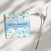 可愛いユニコーン，キッズセ遊ン，アクティビティセンター スクエア名刺