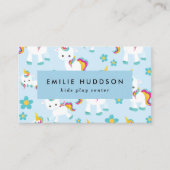 可愛いユニコーン，キッズセ遊ン，アクティビティセンター 名刺 (正面)