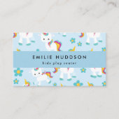 可愛いユニコーン，キッズセ遊ン，アクティビティセンター 名刺 (正面)