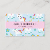 可愛いユニコーン，キッズセ遊ン，アクティビティセンター 名刺 (正面)