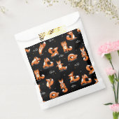 可愛いヨガおもしろいキツネ フェイバーバッグ (封をした状態)