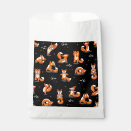 可愛いヨガおもしろいキツネ フェイバーバッグ