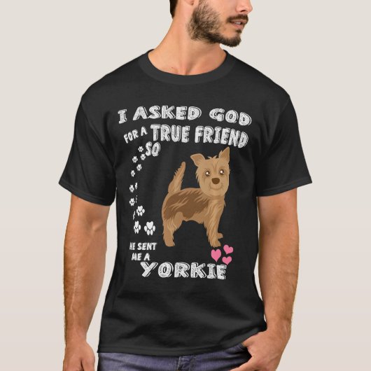 可愛いヨークシャーテリアギフトforヨークシャーテリア犬のオーナーY Tシャツ (正面)