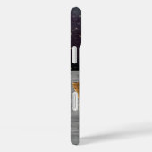 可愛いヨークシャーテリアドッグネームシックなパープルスターグラムテリア Case-Mate iPhoneケース (裏面 / 右)