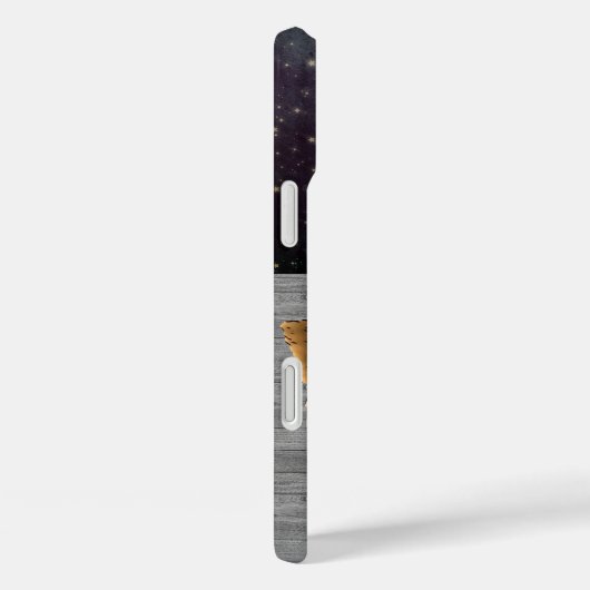 可愛いヨークシャーテリアドッグネームシックなパープルスターグラムテリア Case-Mate iPhoneケース (裏面 / 右)