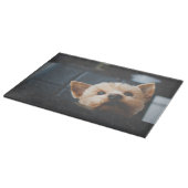 可愛いヨークシャーテリアパピードッグカットボード カッティングボード (角)