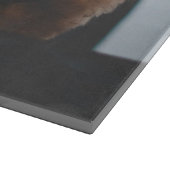 可愛いヨークシャーテリアパピードッグカットボード カッティングボード (角)