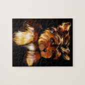 可愛いヨークシャーテリア ジグソーパズル (横)