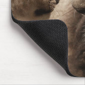 可愛いライオよくはしゃぐンとカブ マウスパッド (コーナー)