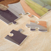 可愛いライオパーソナライズされたンキッズ ジグソーパズル (側面)