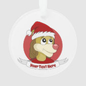 可愛いライオンのオーナメント オーナメント (裏面)