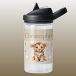 可愛いライオンの名前を付け星キッズ茶色 ウォーターボトル<br><div class="desc">CamelBak Eddy®水子供へ瓶。名前を付けてパーソナライズ白と茶色の星を持つ可愛いライオンが登場。</div>