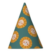 可愛いライオンカラフル パーティーハット (右)