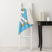 可愛いライオンシェフ漫画イラストレーション シェルパブランケット (インサイチュ)