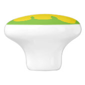 可愛いライオン セラミックノブ (側面)