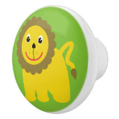 可愛いライオン セラミックノブ (右)