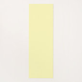 可愛いライトイエロー「キャットモミー」オレンジ色の子猫 ヨガマット (裏面)