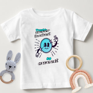 可愛いライトブルーのトラブルは決してそんなに甘く見えなかった ベビーTシャツ