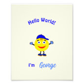 可愛いラウンド体 フォトプリント            (正面)