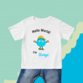 可愛いラウンド体 ベビーTシャツ