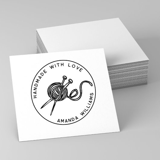 可愛いラウンド手作りラヴ編み物ヤーンボール ラバースタンプ