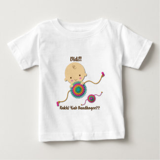 可愛いラクシャバンダンTシャ子供へツ ベビーTシャツ