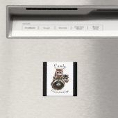 可愛いラクーンファミリー,永遠と常に,引用文 マグネット (インサイチュ (食洗機))