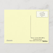 可愛いラクーン食べの鳥フィーダー葉書 ポストカード (裏面)