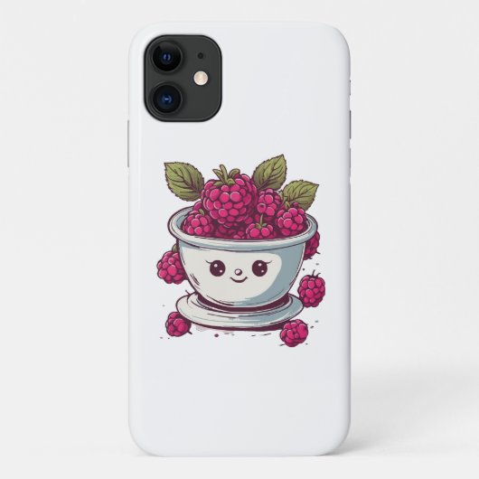 可愛いラズベリー Case-Mate iPhoneケース (裏面)
