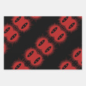 可愛いラッよくはしゃぐピング紙フラットシートセット3 ラッピングペーパーシート (正面2)