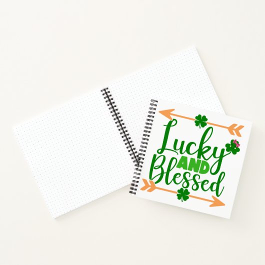 可愛いラッキーとアイリ賛美ッシュことわざ ノートブック (内部)