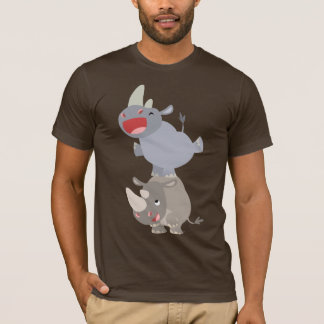 可愛いラッパガエル漫画Tシャツ Tシャツ