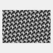 可愛いラッピング紙シートと白いボウタイ ラッピングペーパーシート (正面)