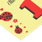 可愛いラディバグとハートテーブルランナー ショートテーブルランナー (コーナー)