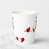 可愛いラディバグとハート 紙コップ (右)