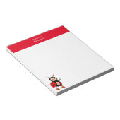 可愛いラディバグとレッドヘッダシンプルー ノートパッド (アングル)