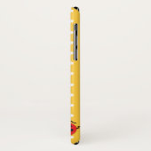 可愛いラディバグの女の子の名前イエロー Case-Mate iPhoneケース (裏面/左)