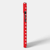 可愛いラディバグの女の子の名前レッド Case-Mate iPhoneケース (裏面 / 左)