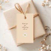 可愛いラディバグの花ベビーシャワー ギフトタグ