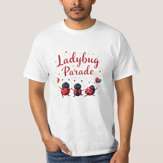 可愛いラディバグギフト Tシャツ (正面)