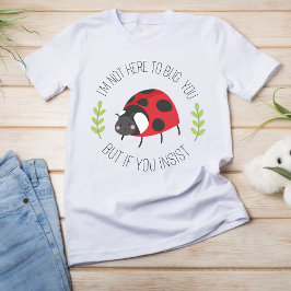 可愛いラディバググラフィックキッズTシャツ Tシャツ