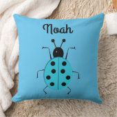 可愛いラディバグパーソナライズされた。 クッション (ブランケット)