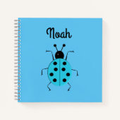 可愛いラディバグパーソナライズされた。 ノートブック (正面)