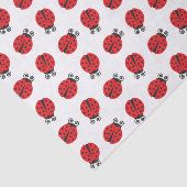 可愛いラディバグレッド&ブラック 薄葉紙 (詳細)