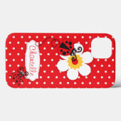 可愛いラディバグ女の子の名前red iphone 5ケース Case-Mate iPhoneケース (裏面 (横))