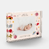 可愛いラディバグ女の子フォトキープサケ フォトブロック (左)