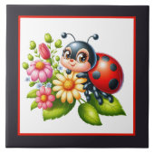 可愛いラディバグ愛好家 タイル (正面)