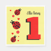 可愛いラディバグ紙ナプキン スタンダードランチョンナプキン (正面)