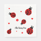 可愛いラディバグ紙ナプキン スタンダードランチョンナプキン (正面)